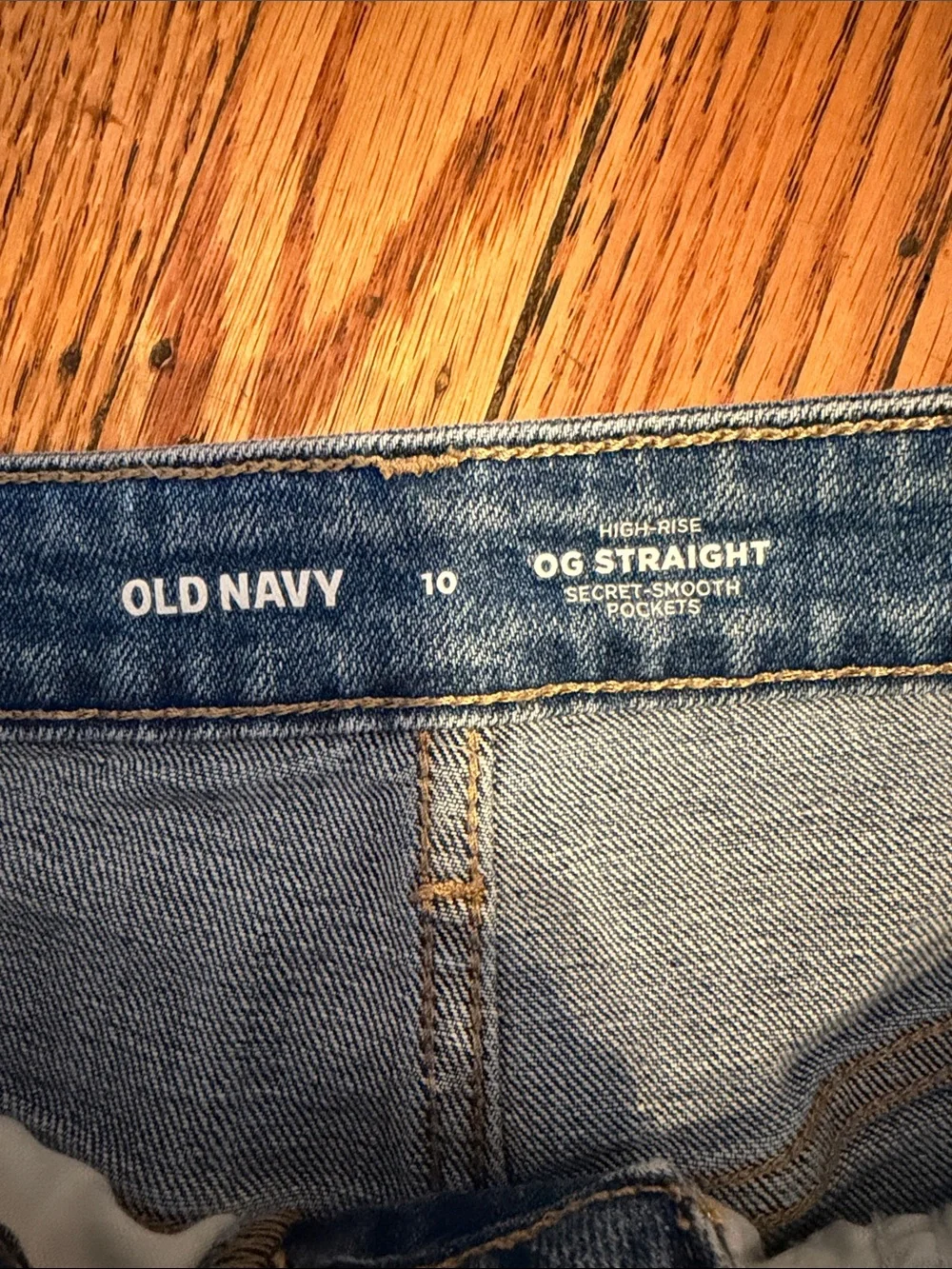 Old Navy Light Blue Raw Hem Denim Shorts